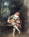 Mezzetin by Jean-Antoine Watteau